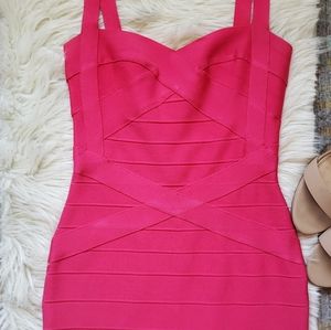 Pink Bandage Dress